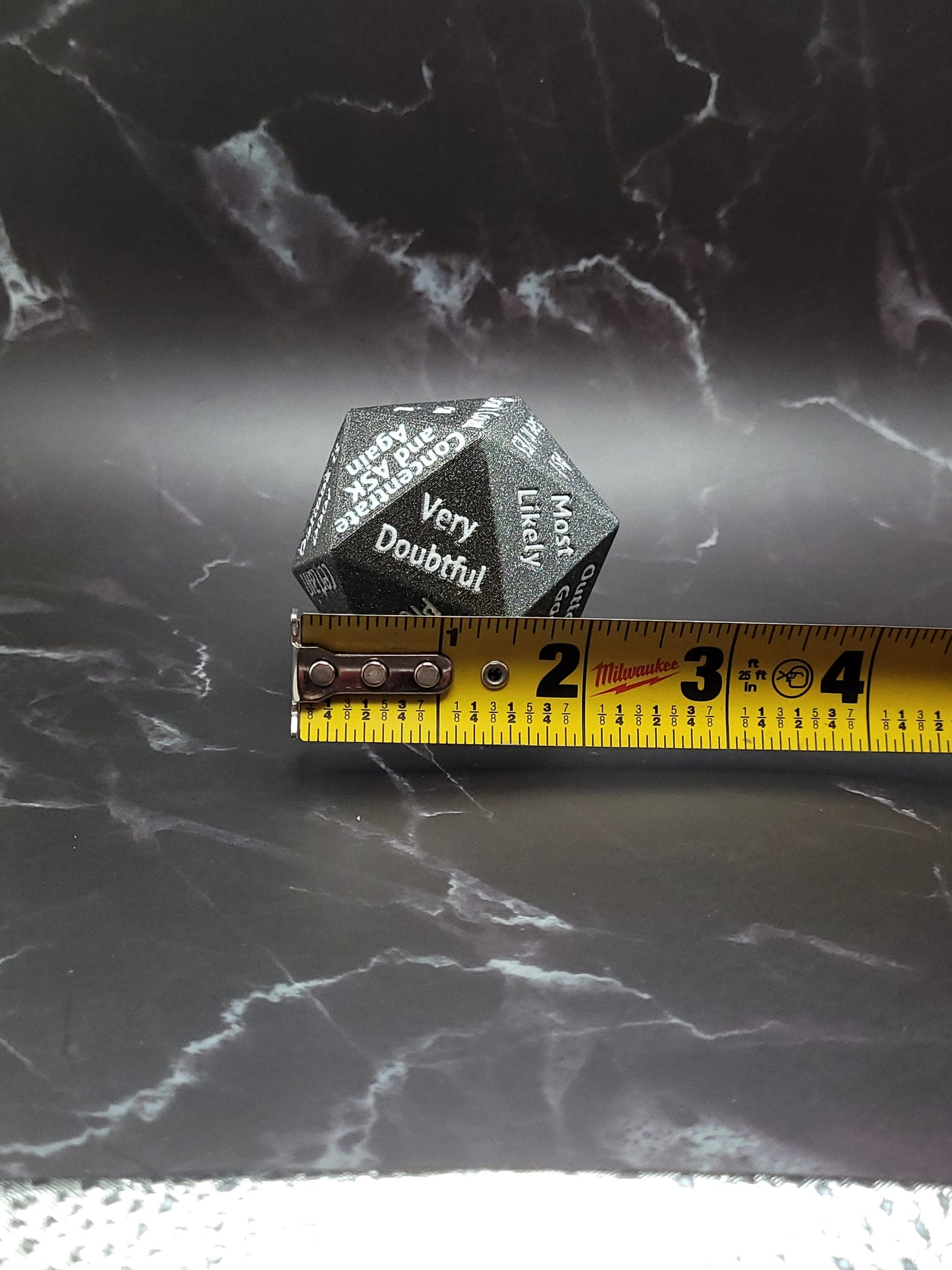 Magic 8-ball D20 Dice Oversized Classic Magic Eight Ball with New Twist Party D20 Die