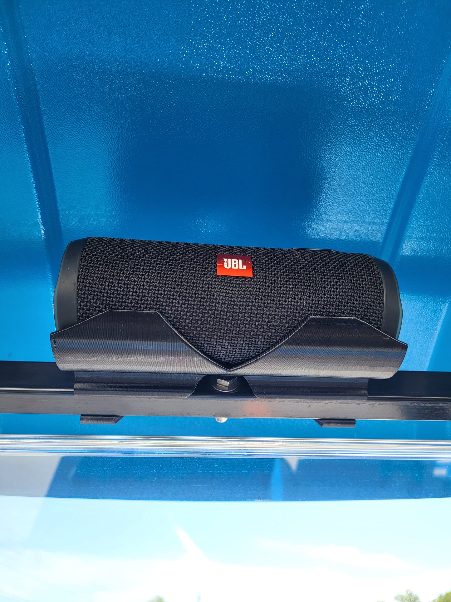 Front and Center JBL Flip 4, 5, & 6 Golf Cart Roof and Front Windshield Strut Mount