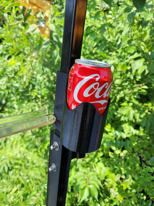 Soda Can Holder for Golf Cart Windshield Bar Clips to Front Strut Multiple Sizes Easy Add Cupholder