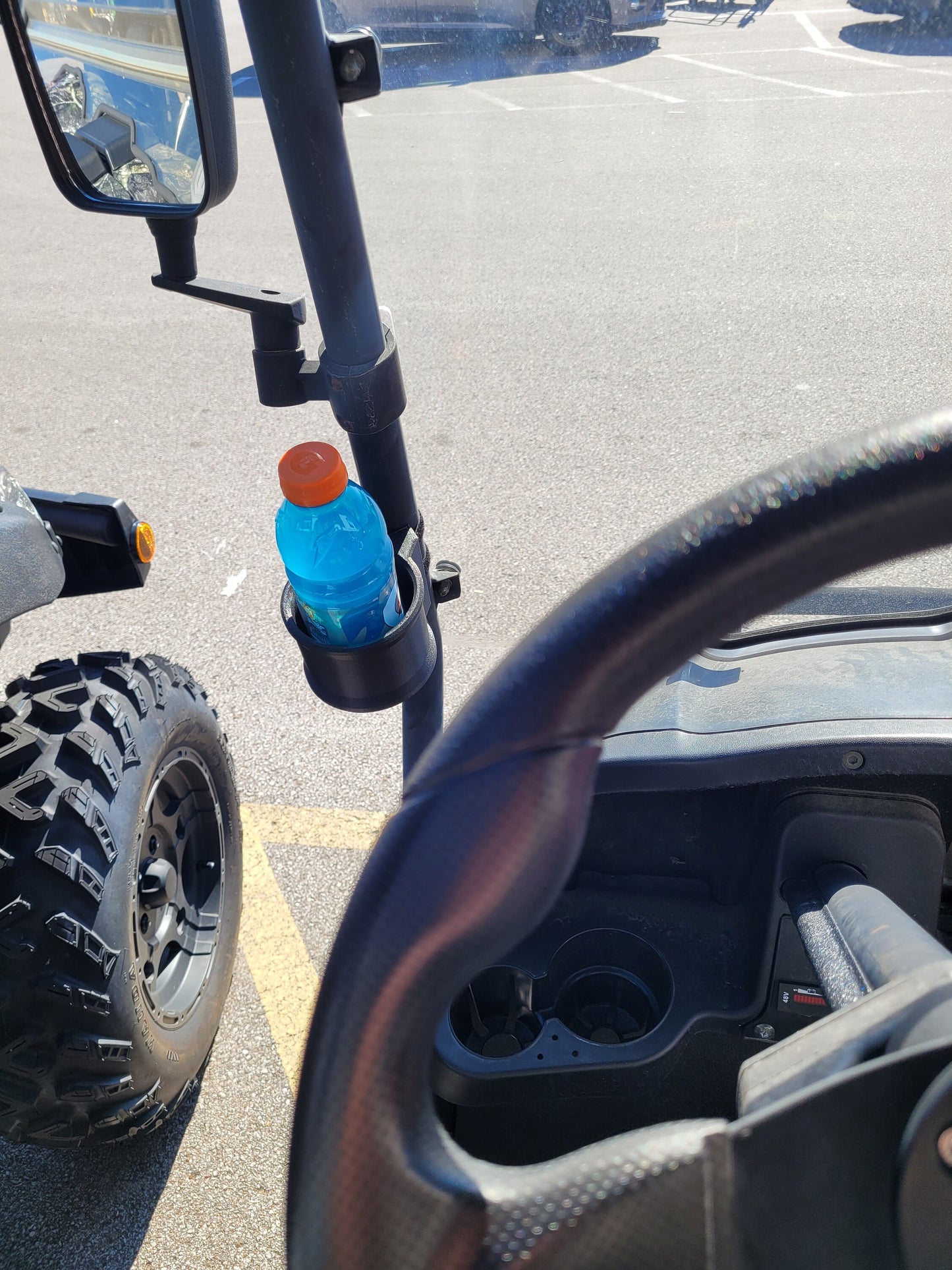 Golf Cart Easy Install Cupholder