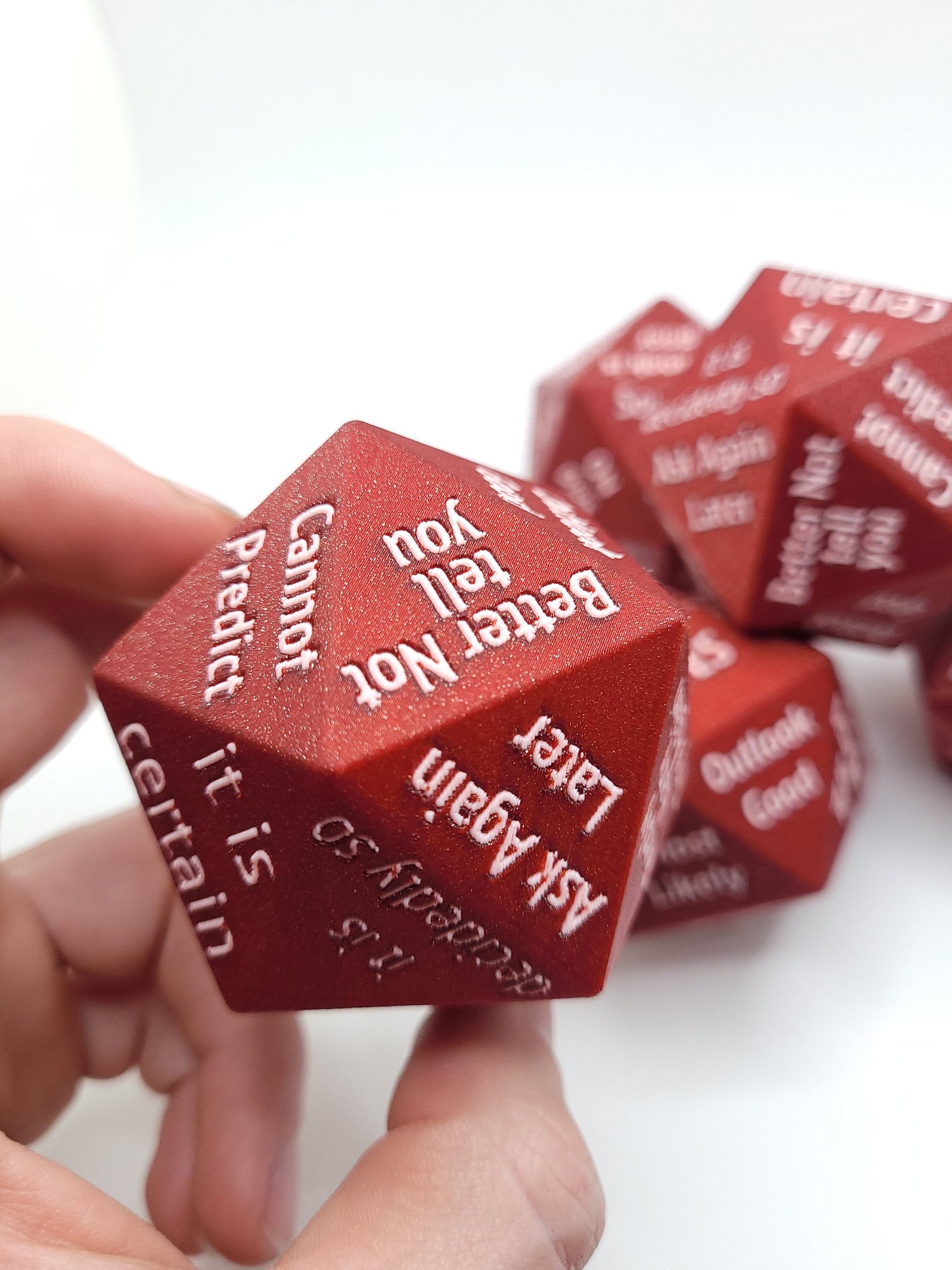 Magic 8-ball D20 Dice Oversized Classic Magic Eight Ball with New Twist Party D20 Die