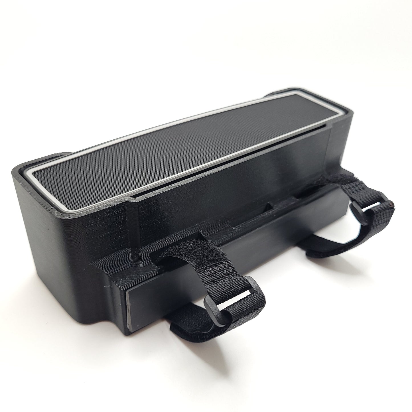 Bose Soundlink Mini Speaker Holder, Uses Velcro Strap to Attach to Golf Cart, UTV, Boat, Straps to any Vertical or Horizontal Bar