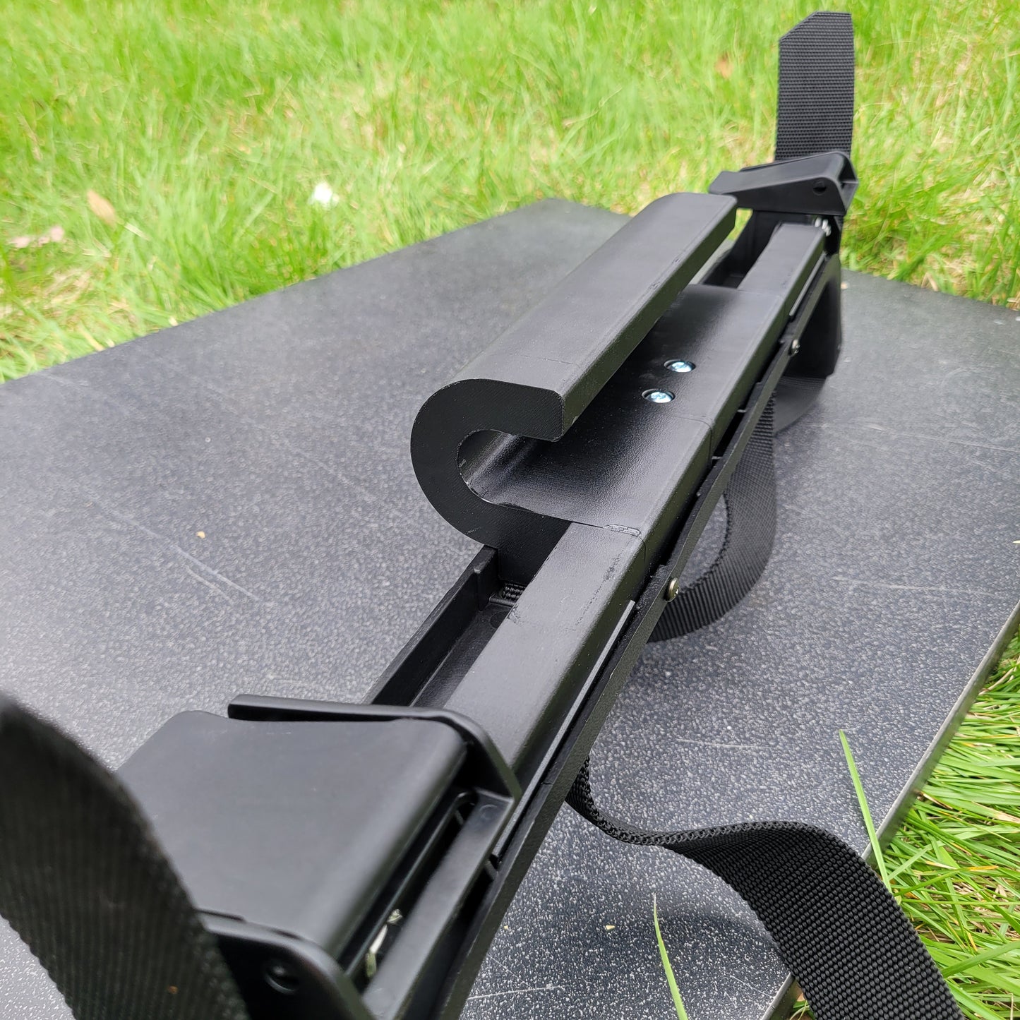 Golf Bag Holder for EPIC Golf Carts, Easily Removable, No Drilling Required, fits EPIC carts with Round Angled Top Tube Rear Bar, E40, E60