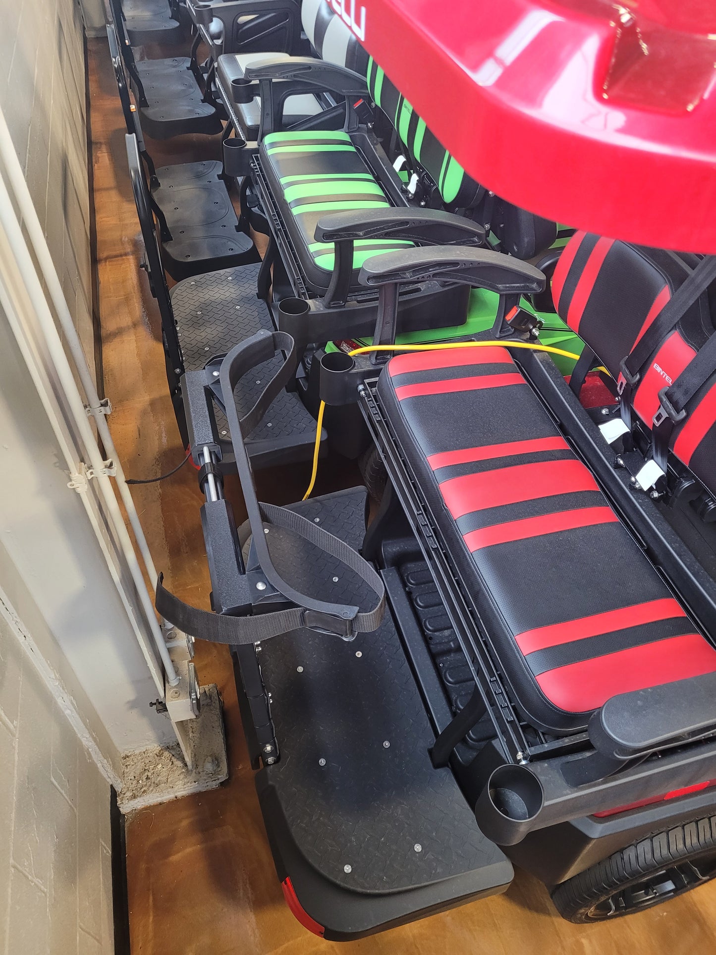 BINTELLI Golf Cart Golf Bag Holder Attachment, Easily Removable, No Drilling Required, fits 16" Square Grab Bar Bintelli Beyond 4pr 6pr